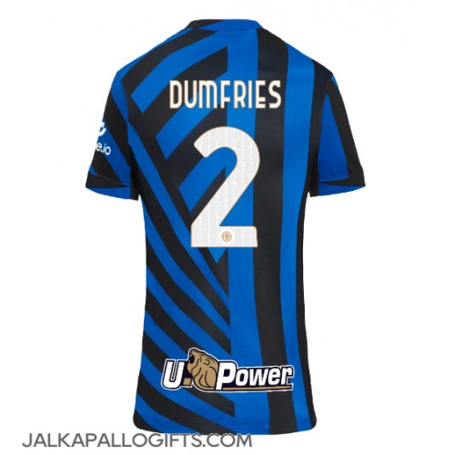 Inter Milan Denzel Dumfries #2 Kotipaita Naiset 2024-25 Lyhythihainen